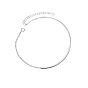 SHEGRACE Simple Fashion 925 Sterling Silver Anklet, with Tube Bead, 200mm