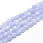 Natural Agate Beads Strands, Oval