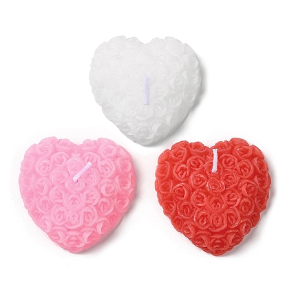 Paraffin Candle Holder, for Valentine's Day, Wedding Home Party Decoration, Heart