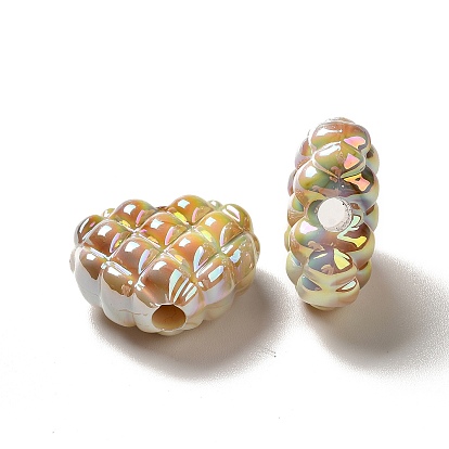 Perles acryliques opaques, cœur