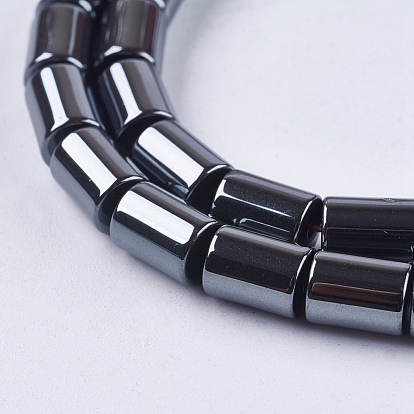 Non-magnetic Synthetic Hematite Beads Strands, Grade A, Column
