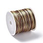 Segment Dyed Nylon Thread Cord, Rattail Satin Cord, for DIY Jewelry Making, Chinese Knot