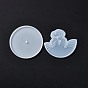 DIY Island Scenery Clock Silicone Molds, Resin Casting Molds, for UV Resin & Epoxy Resin Craft Making