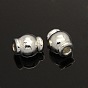 Tibetan Style Alloy Beads, Lead Free and Cadmium Free, Drum, about 5mm in diameter, 6.5mm long, hole: 2mm