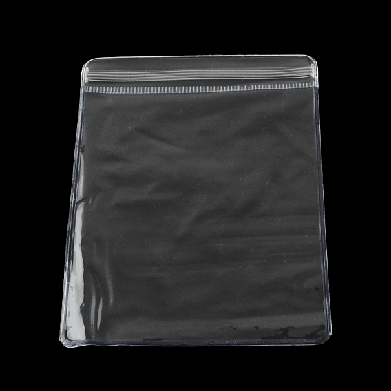 PVC sacs à fermeture zip, sacs refermables, sac auto-scellant, rectangle