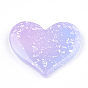 Opaque Resin Cabochons, Heart