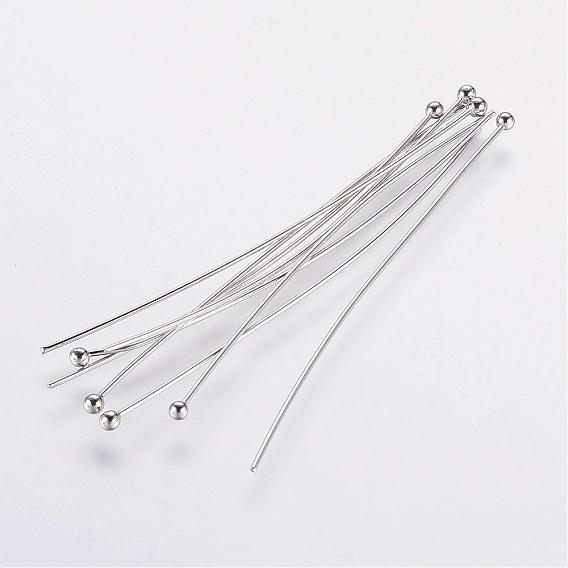 Rack Plating Brass Ball Head pins, Long-Lasting Plated, Electroplated