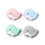 Silicone Focal Beads, Baby Chew Teething Beads, Whale