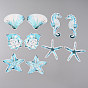 Ocean Theme Waterproof PVC Plastic Stickers, with Magnetism, Anti-Collision Stickers, Mixed Sea Animals Patterns