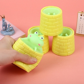 Jouet anti-stress tpr, jouet sensoriel amusant, pour le soulagement de l'anxiété liée au stress, bien avec grenouille
