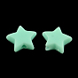 Abalorios de acrílico opacos, estrella, 10x10x4 mm, Agujero: 2 mm, sobre 2515 unidades / 500 g