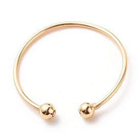 Copper Wire Simple Open Cuff Ring for Women
