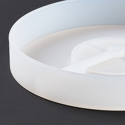 Плоские круглые светодиодные художественные световые дисплеи diy силиконовые формы, формы для литья смолы, для уф-смолы, изготовление изделий из эпоксидной смолы
