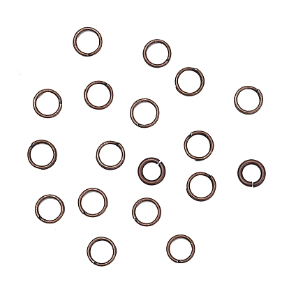 Brass Split Rings, Double Loops Jump Rings, 5x1.2mm