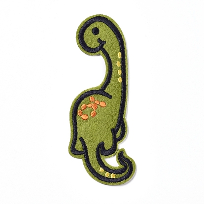 Computerized Embroidery Cloth Iron on/Sew on Patches, Costume Accessories, Appliques, Dinosaur