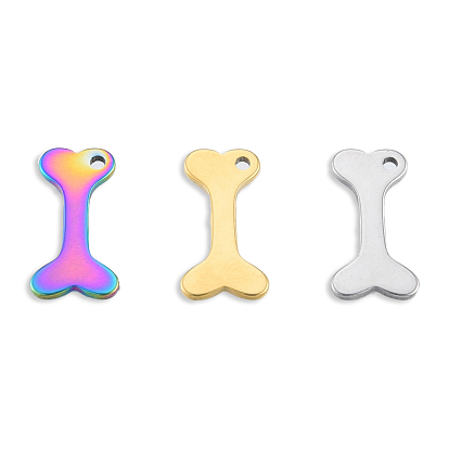 201 Stainless Steel Charms, Bone