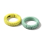 Spray Painted Alloy Spring Gate Rings, Ring Tire