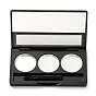 ABS Plastic Empty Lip Palette, with Lipbrush & Removable Aluminum Pans, for Eyeshadow Lipstick Makeup Pallet