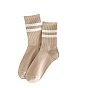 Cotton Knitting Socks, Winter Warm Thermal Socks, Stripe Pattern