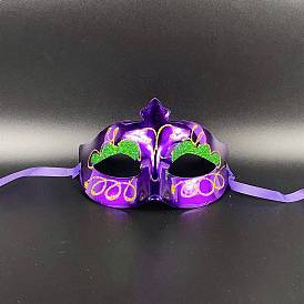 Masque en plastique imprimé par galvanoplastie, Masque de bricolage pour accessoire de costume de fête de mascarade de cosplay