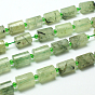 Natural Prehnite Bead Strands, Column