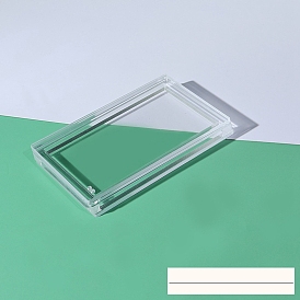 Bordures acryliques transparentes, pour le matériel de sable qui coule bricolage