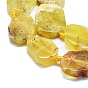 Natural Yellow Opal Beads Strands, Nuggets