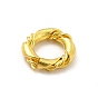 Brass Open Jump Rings, Twist Ring