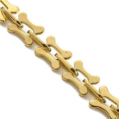 Ion Plating(IP) 304 Stainless Steel Bone Link Chain Bracelets