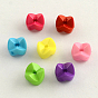 Opaque Acrylic Beads, 9.5x7mm, Hole: 2mm, about 1800pcs/500g