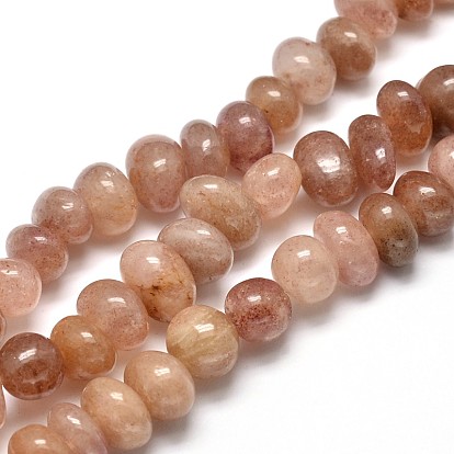 Natural Strawberry Quartz Gemstone Nuggets Bead Strands, Tumbled Stone, 6~10x9~12x8~10mm, Hole: 1mm, about 15.3 inch ~15.7 inch