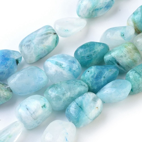Brins de perles d'hémimorphite naturelle, pierre tombée, nuggets