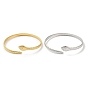 Placage ionique (ip) 304 bracelets en acier inoxydable, bracelets manchette serpent, bijoux pour femmes
