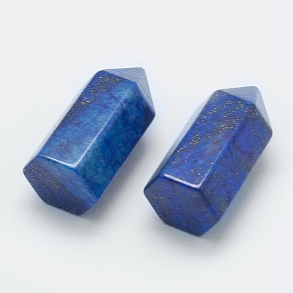 Perles naturelles en lapis lazuli, pierres de guérison, baguette magique de thérapie de méditation d'équilibrage d'énergie de reiki, perles non percées / sans trou, balle