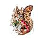 5d diy écureuil motif animal diamant peinture crayon porte-gobelet ornements kits, avec des strass de résine, stylo collant, plateau, colle argile et plaque acrylique