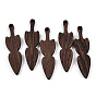 Colgantes de madera de wengué natural, sin teñir, encantos paraguas