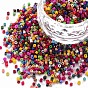 Glass Cylinder Beads, Seed Beads, Baking Paint, Round Hole