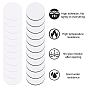 BENECREAT 160Pcs 2 Colors EVA Foam Pad Sticker, with Double Self-Adhesive, for Anti Slip Accessories, Flat Round