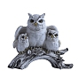 Resin Owl Figurines, for Home Office Desktop Decoration