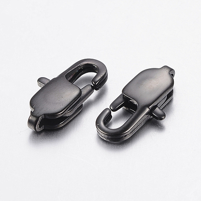 Ion Plating(IP) 304 Stainless Steel Lobster Claw Clasps