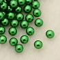 Sin agujero abs imitación de perlas de plástico redondo perlas, teñido, 3 mm, sobre 10000 unidades / bolsa