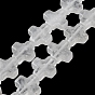 Природных кристаллов кварца бисер нитей, бусины из горного хрусталя, крестик