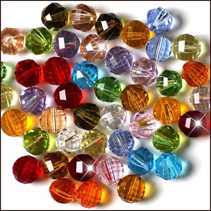 Imitación perlas de cristal austriaco, aaa grado, facetados, rondo