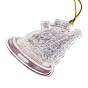 Acrylic Christmas Tree Pendant Decoration, for Christmas Party or Car Reflector Hanging Ornaments