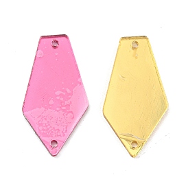 Cravate pentagone acrylique coudre sur strass miroir, décoration de vêtements de costume