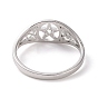 Пентакль с матросским узлом на пальце, 304 полое ирландское кольцо из нержавеющей стали для женщин