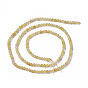 Natural Yellow Opal Beads Beads Strands, Faceted, Round