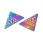 Ионное покрытие (ip) 304 подвески из нержавеющей стали, треугольный шарм