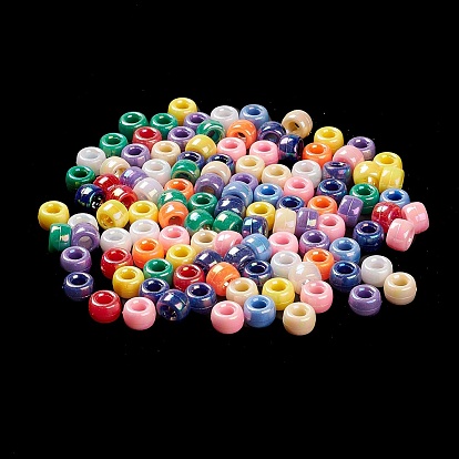 Perles acryliques opaques, couleur ab , rondelle