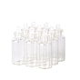 Glass Empty Wishing Bottle, Bead Storage Tubes with Plastic Stopper, Column